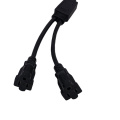 3 Prong 5-15P to 5-15R Multi Outlet Y Splitter Power Cord